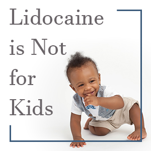 Bolivia dentists at Coastal Pediatric Dentistry discusses lidocaine, a pain reliever that treats mouth irritation in adults, and why it is not safe for children to use.